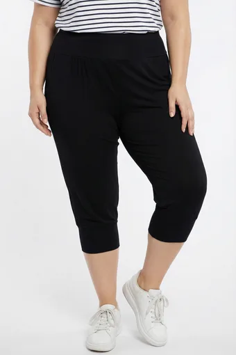 Fekete hárem leggings