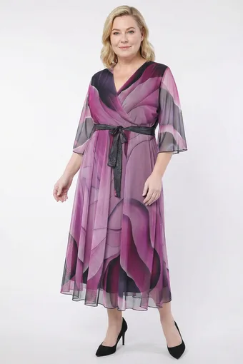 Sifon lila ruha övvel
