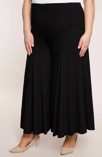 Fekete kötött culottes