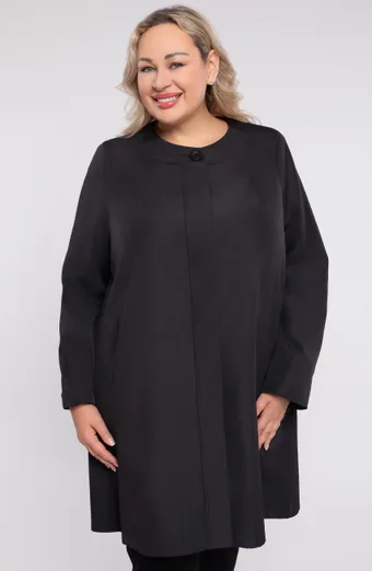 Elegáns fekete kabát