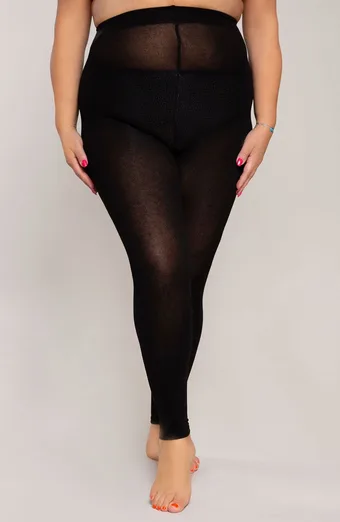Ribessa fekete kasmír leggings