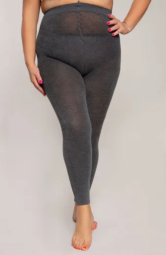 Ribessa grafit színű kasmír leggings