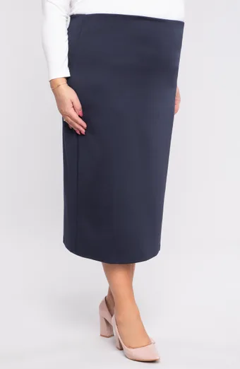 Elegáns sötétkék szoknya
