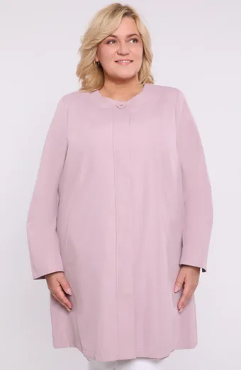 Elegáns rózsaszín kabát